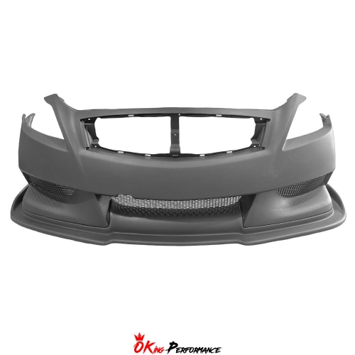 IPL Style Dry Carbon Fiber Front Bumper For INFINITI G37 Coupe 2008-2015