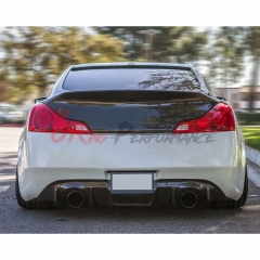 HighKick Style Carbon Fiber Rear Trunk Boot Lid For INFINITI G37 Coupe 2008-2015