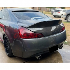 Wing Style Carbon Fiber Rear Trunk Boot Lid For INFINITI G37 Coupe 2008-2015