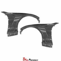 Vent Style Carbon Fiber Fender For INFINITI G37 Sedan 2008-2015