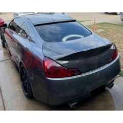 Spoiler Style Carbon Fiber Rear Trunk Boot Lid For INFINITI G37 Sedan 2008-2015