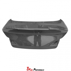 Spoiler Style Carbon Fiber Rear Trunk Boot Lid For INFINITI G37 Sedan 2008-2015