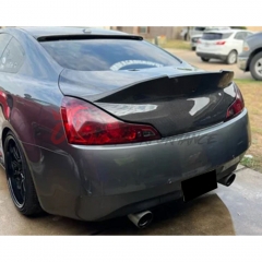 Spoiler Style Carbon Fiber Rear Trunk Boot Lid For INFINITI G37 Sedan 2008-2015