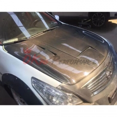 M Style Carbon Fiber Bonnet Hood For INFINITI G37 Sedan 2008-2015