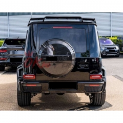 BraBx Style Dry Carbon Fiber Wheel Spare Tire Cover For Mercedes Benz G Class W464 G500 AMG G63 2018-2020