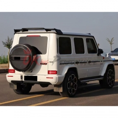BraBx Style Dry Carbon Fiber Wheel Spare Tire Cover For Mercedes Benz G Class W464 G500 AMG G63 2018-2020