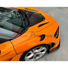 765LT Style Dry Carbon Fiber with Portion Primer Fenders For Mclaren 720S 2017-2023
