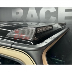 Brabx Style Dry Carbon Fiber Front Roof Light Bar Spoiler For Mercedes Benz G-Class W463 2005-2018