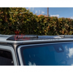 Brabx Style Dry Carbon Fiber Front Roof Light Bar Spoiler For Mercedes Benz G-Class W463 2005-2018