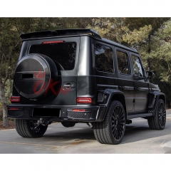 Brabx Style Dry Carbon Fiber Whell Spare Tire Cover For Mercedes Benz G-Class W463 2005-2018