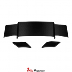 Brabx Style Dry Carbon Fiber Rear Roof Spoiler Wing For Mercedes Benz G-Class W463 2005-2018