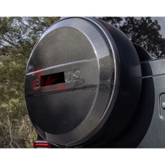 Brabx Style Dry Carbon Fiber Whell Spare Tire Cover For Mercedes Benz G-Class W463 2005-2018