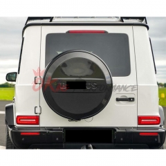 Brabx Style Dry Carbon Fiber Whell Spare Tire Cover For Mercedes Benz G-Class W463 2005-2018