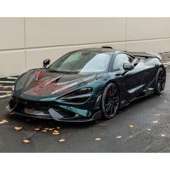 765LT Style Dry Carbon Fiber With Portion Primer Side Skirt For Mclaren 720S 2017-2023