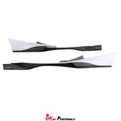 765LT Style Dry Carbon Fiber With Portion Primer Side Skirt For Mclaren 720S 2017-2023