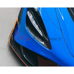 765LT Style Dry Carbon Fiber With Portion Primer Front Bumper For Mclaren 720S 2017-2023