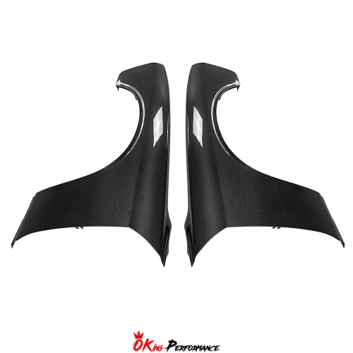Hellcat Style Carbon Fiber Front Fenders For Dodge Challenger 2015-2023