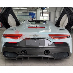 OEM Style Dry Carbon Fiber Rear Diffuser For Maserati MC20