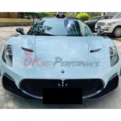 OEM Style Dry Carbon Fiber Front Lip For Maserati MC20