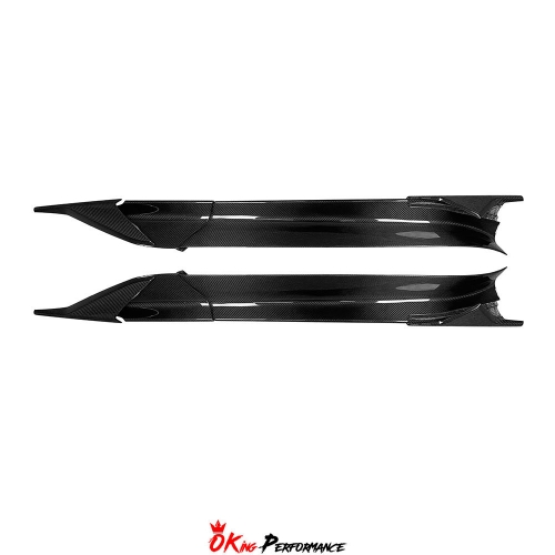OEM Style Dry Carbon Fiber Side Skirt For Maserati MC20