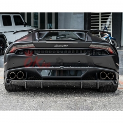 Vorsteiner Style Dry Forged Carbon Fiber Rear SpoiLer For Lamborghini Huracan LP610-4 LP580 2014-2018