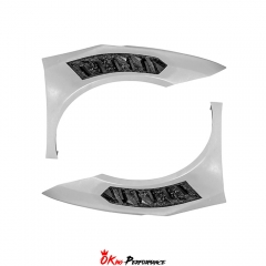 Vorsteiner Style Half Dry Forged Carbon Fiber Front Fender For Lamborghini Huracan LP610 & LP580 & EVO & Tecnica 2014-2025