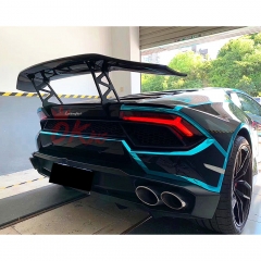 DMC Style Dry Carbon Fiber Rear Spoiler With Trunk For Lamborghini Huracan LP610-4 2014-2018