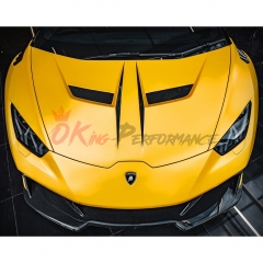 Vorsteiner Style Dry Carbon Fiber Hood For Lamborghini Huracan LP610 & LP580 & EVO & Tecnica 2014-2025