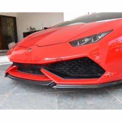 Vorsteiner Style Dry Carbon Fiber Front Lip For Lamborghini Huracan LP610 2014-2019