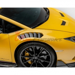 Vorsteiner Style Half Dry Forged Carbon Fiber Front Fender For Lamborghini Huracan LP610 & LP580 & EVO & Tecnica 2014-2025