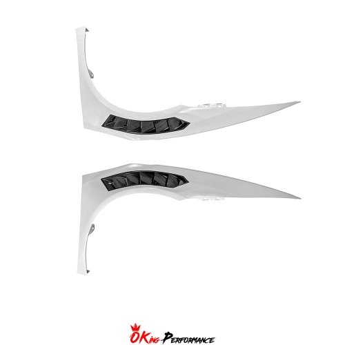 Vorsteiner Style Dry Carbon Fiber with Portion Primer Front Fender For Lamborghini Huracan LP610 & LP580 & EVO & Tecnica 2014-2025