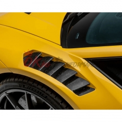 Vorsteiner Style Half Dry Forged Carbon Fiber Front Fender For Lamborghini Huracan LP610 & LP580 & EVO & Tecnica 2014-2025