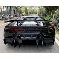 Vorsteiner Style Forged Dry Carbon Fiber with Portion Primer Rear Bumper For Lamborghini Huracan LP580 & LP610 2014-2019
