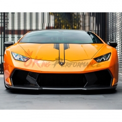 Vorsteiner Style Dry Carbon Fiber with Portion Primer Front Bumper For Lamborghini Huracan LP580 & LP610 2014-2019