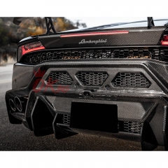 Vorsteiner Style Dry Carbon Fiber Rear Bumper For Lamborghini Huracan LP580 & LP610 2014-2019