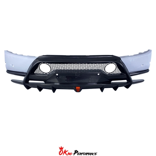 Performance Style Dry Carbon Fiber With Portion Primer Rear Bumper For Lamborghini Huracan LP580 LP610 2014-2019