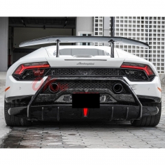 Performance Style Dry Carbon Fiber With Portion Primer Rear Bumper For Lamborghini Huracan LP580 LP610 2014-2019