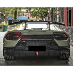 Performance Style Dry Carbon Fiber With Portion Primer Rear Bumper For Lamborghini Huracan LP580 LP610 2014-2019