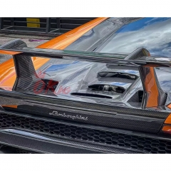 Performante Style Dry Carbon Fiber Rear Spoiler Wing With Trunk Lid For Lamborghini Huracan LP610 & LP580 & EVO & Tecnica 2014-2025