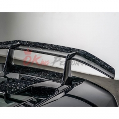 Performante Style Dry Carbon Fiber Rear Spoiler Wing With Trunk Lid For Lamborghini Huracan LP610 & LP580 & EVO & Tecnica 2014-2025