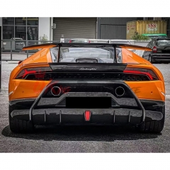 Performance Style Dry Carbon Fiber With Portion Primer Rear Bumper For Lamborghini Huracan LP580 LP610 2014-2019
