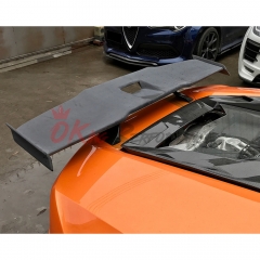 Oking Style Dry Carbon Fiber Rear Spoiler Wing For Lamborghini Huracan LP610 & LP580 2014-2019