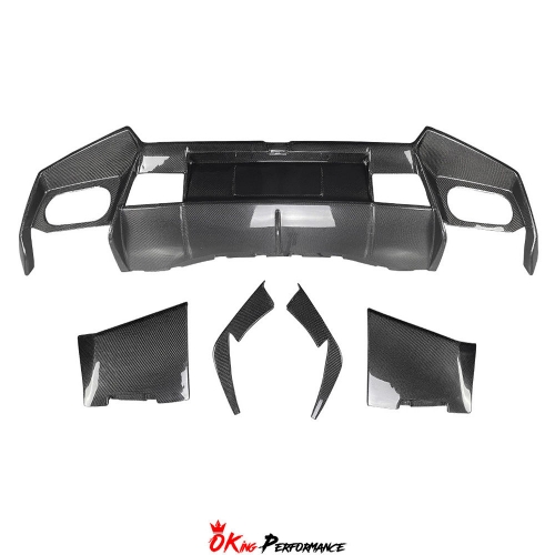 Mansory Style Carbon Fiber Rear Diffuser For Lamborghini Huracan LP610 2014-2019