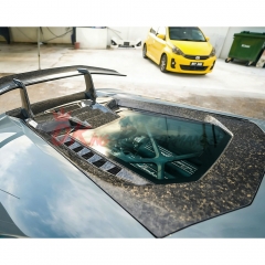 Performance Style Forged Dry Carbon Fiber Rear Engine Cover For Lamborghini Huracan LP610 & LP580 & EVO & Tecnica 2014-2025