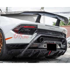 Performante Style Forged Dry Carbon Fiber with Portion Primer Rear Bumper For Lamborghini Huracan LP610 & LP580 2014-2019