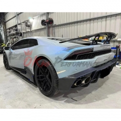 Mansory Style Carbon Fiber Rear Diffuser For Lamborghini Huracan LP610 2014-2019