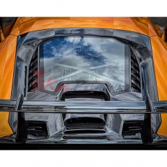 Performante Style Dry Carbon Fiber Rear Engine Cover For Lamborghini Huracan LP610 & LP580 & EVO & Tecnica 2014-2025