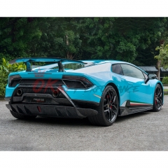 Performante Style Forged Dry Carbon Fiber with Portion Primer Rear Bumper For Lamborghini Huracan LP610 & LP580 2014-2019