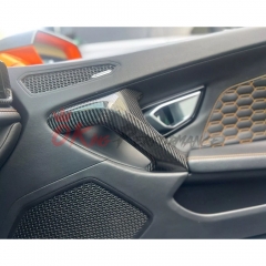 Dry Carbon Fiber Interiors Kits Door Handle Caps (Replacement) For Lamborghini Huracan LP610 & LP580 & EVO & Tecnica 2014-2025