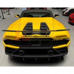 Novitec Style Dry Forged Carbon Fiber Rear Spoiler Wing For Lamborghini Huracan EVO & EVO RWD 2019-2025